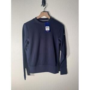 ASICS Crewneck Sweatshirt Size XS Navy Blue Athletic Pullover
